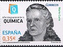 Spain - 2011 - Quimica - 0,35 â‚¬ - Multicolor - Spain, Chemical - Edifil 4637 - Premio Nobel de Química Marie Curie - 0